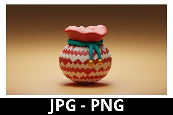 3D Rendered Christmas Gift Bag: A Practical Guide for Designers