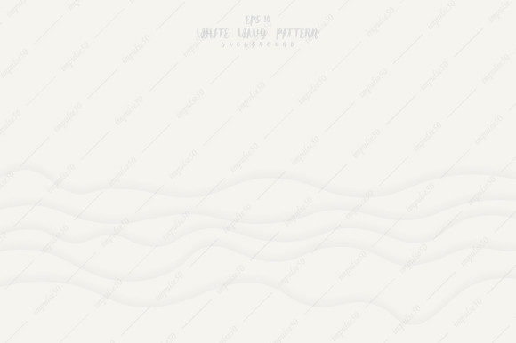 Abstract White Wavy Paper Cut Pattern – A Versatile Design for Modern Creativity