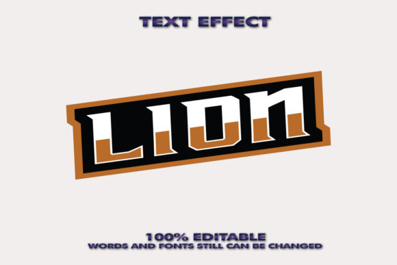 Creative Lion Text Effect and Simple Professional 3D Font Design: A Guide to Modern Typography