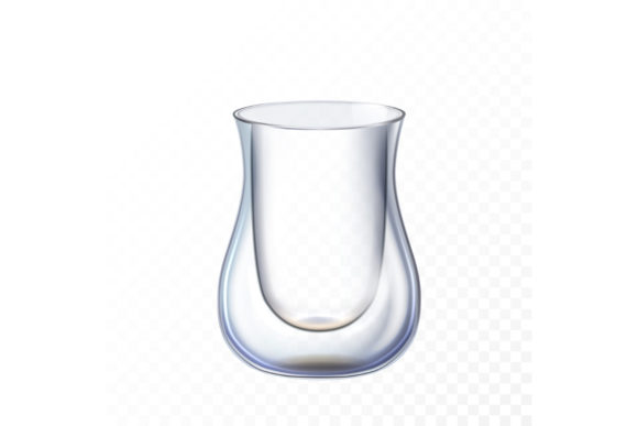 Double Glass Cup Mug Vector: A Must-Have Design Asset
