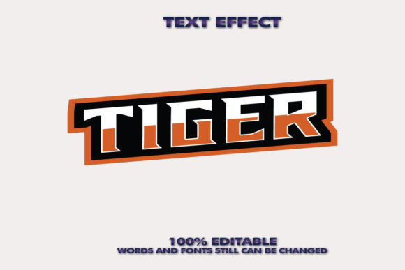 Enhancing Brand Identity with the Creative Tiger Text Effect and Simple Professional 3D Font Design