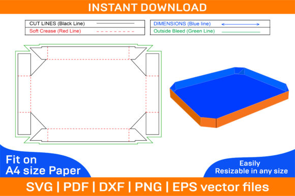 How to Use a Tray Food Box Corrugated Paper Tray Box Template for Custom Packaging