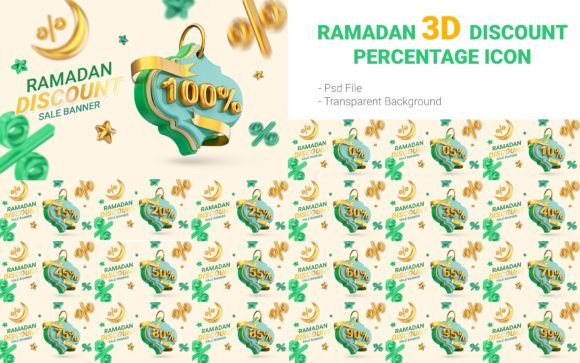 Ramadan and Eid Big Offer Percent: How to Maximize Your Marketing with 3D Render Posters