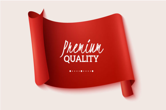 Red Bookmark 3D Font Art Vector Design: A Professional Tool for Standout Typography