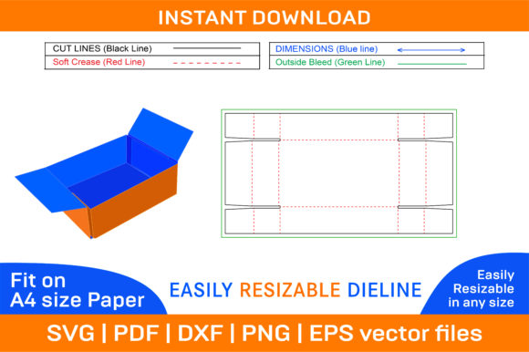 Tray Corrugated Folding Box Dieline: A Versatile Tool for Modern Designers and Creators